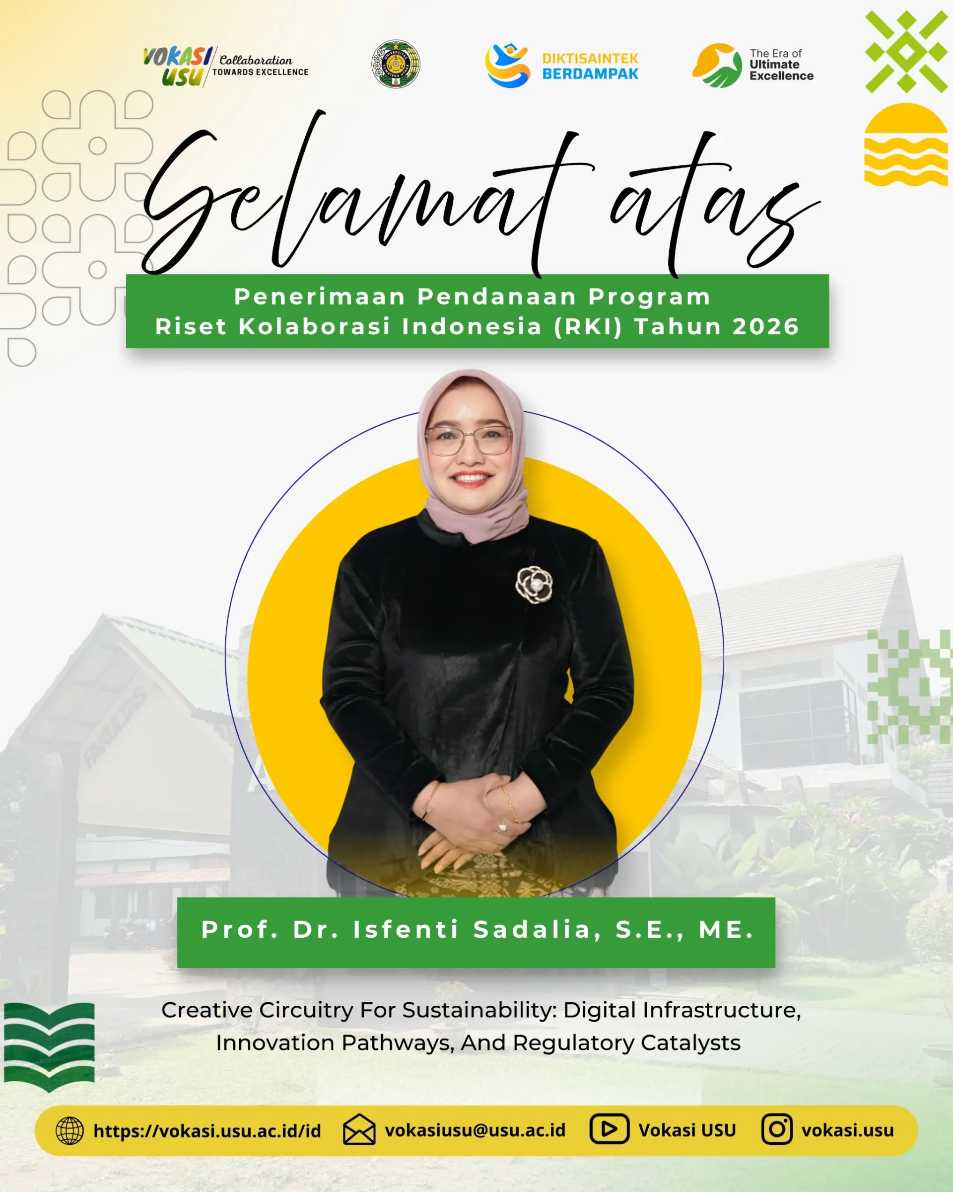 Selamat atas Penerimaan Pendanaan Program Riset Kolaborasi Indonesia (RKI) Tahun 2026