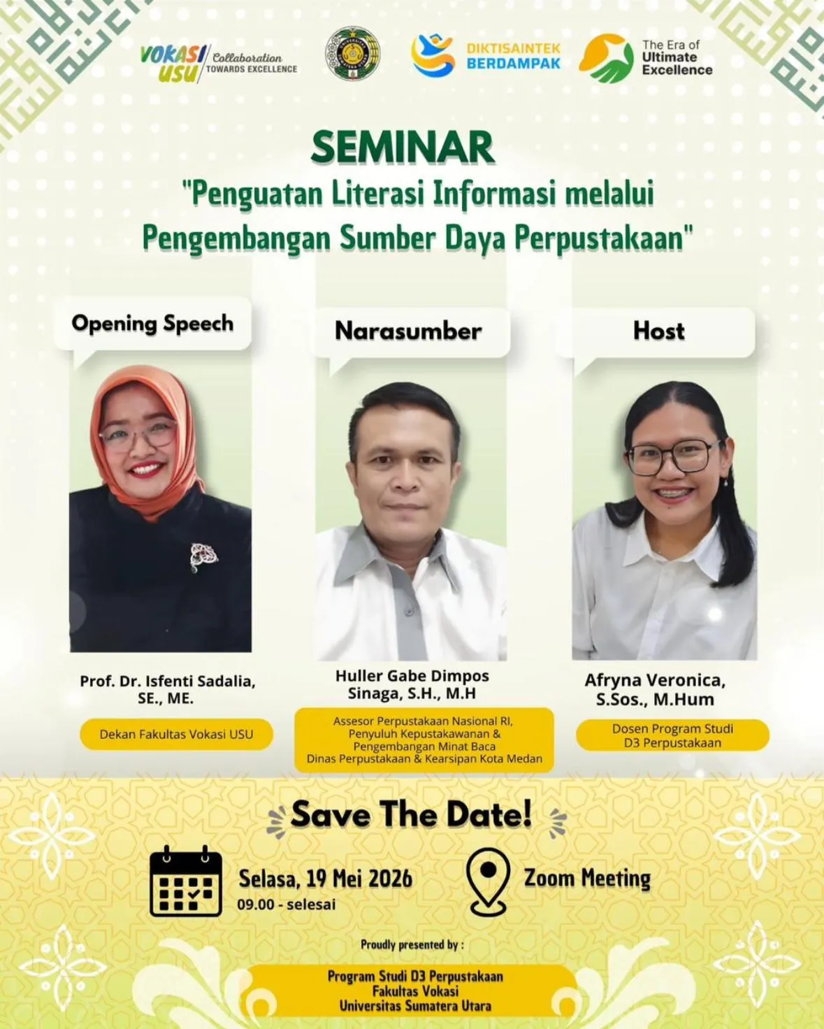 Seminar Penguatan Literasi Informasi melalui Pengembangan Sumber Daya Perpustakaan