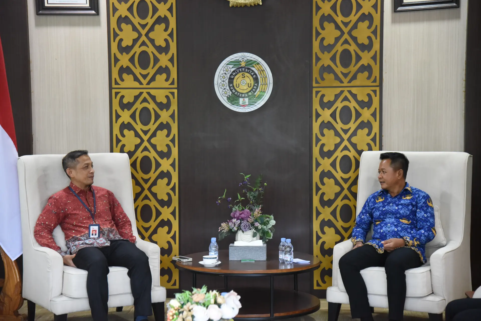 Rektor USU dan Kepala OJK Sumatera Utara Lakukan Audiensi
