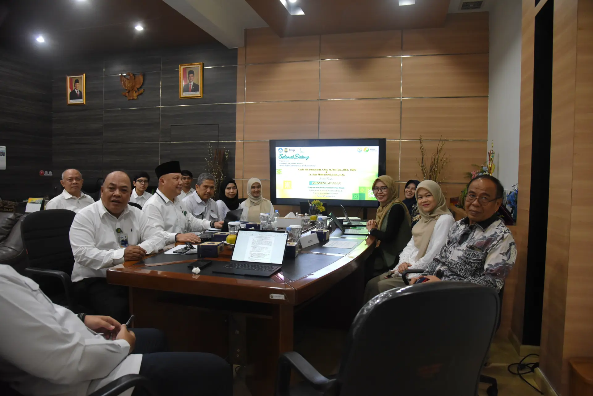 LAMSPAK Laksanakan Asesmen Lapangan Prodi Ilmu Administrasi Bisnis FISIP USU