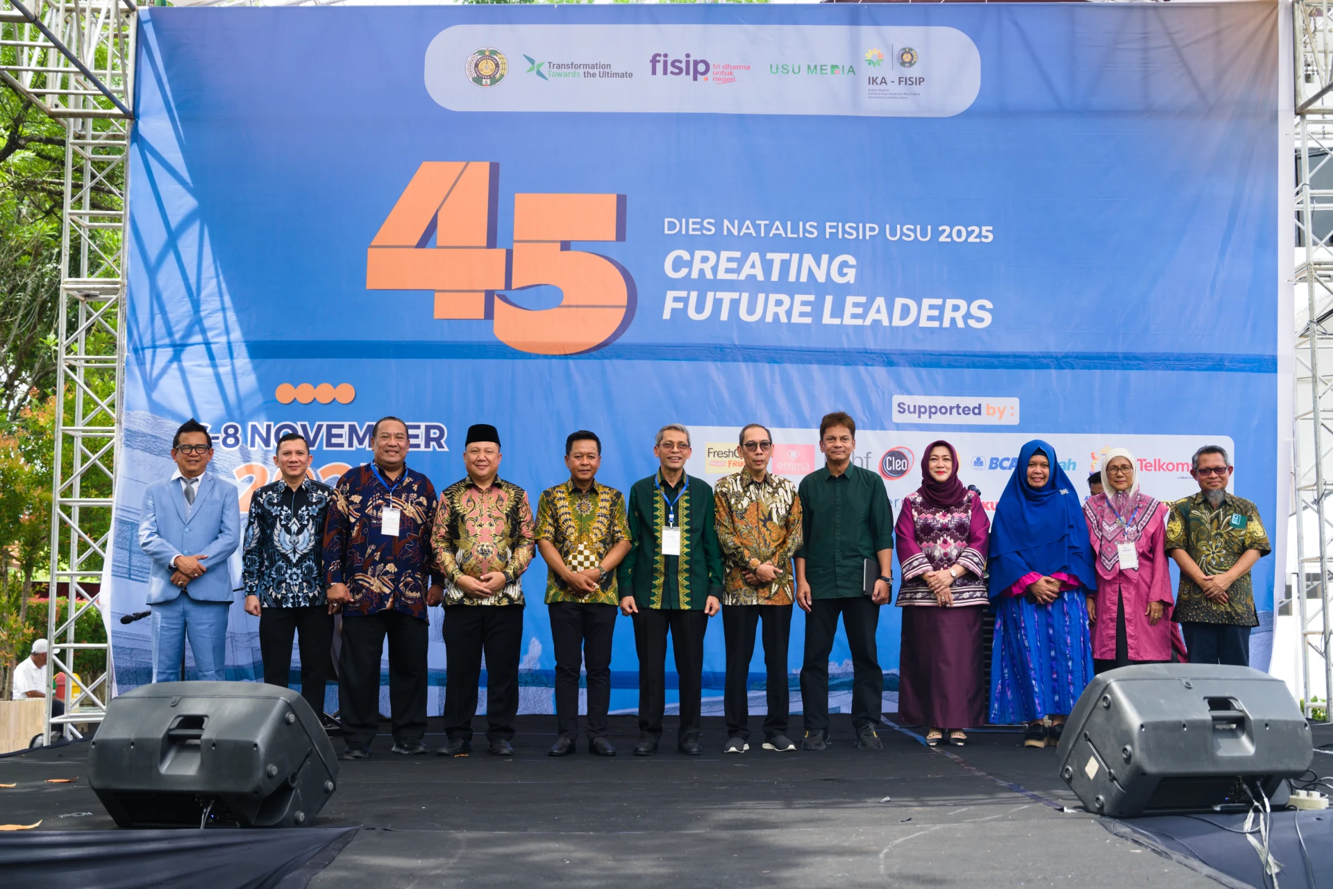 Festive Spirit Marks FISIP USU’s 45th Anniversary: Creative Bazaar and Competitions Bring Campus Celebration to Life