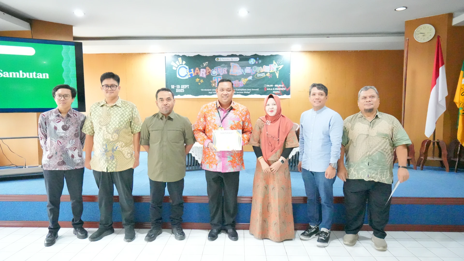 Workshop Program Studi Sarjana Biologi FMIPA USU, “Character Development Training: Berdampak dalam Mengukir Karakter Kepimpinan yang Inovatif bagi Mahasiswa”
