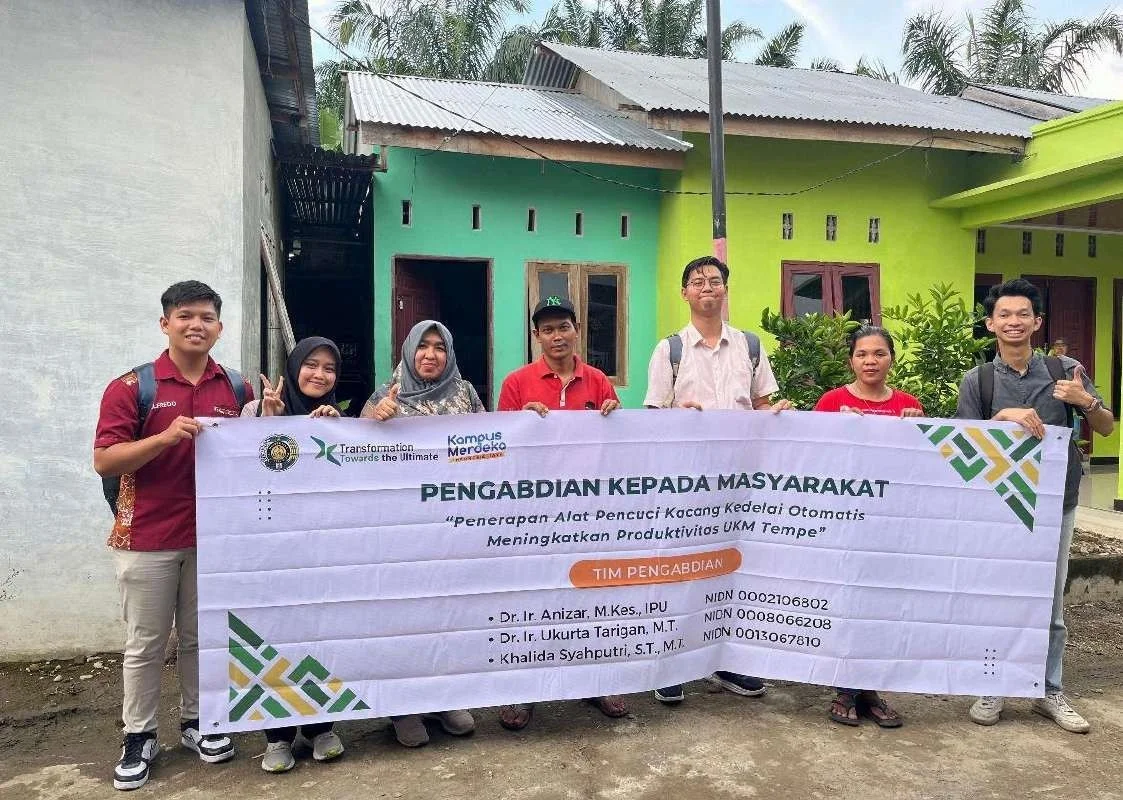 Implementation of an Automatic Soybean Washing Machine to Increase Productivity of Tempe SMEs
