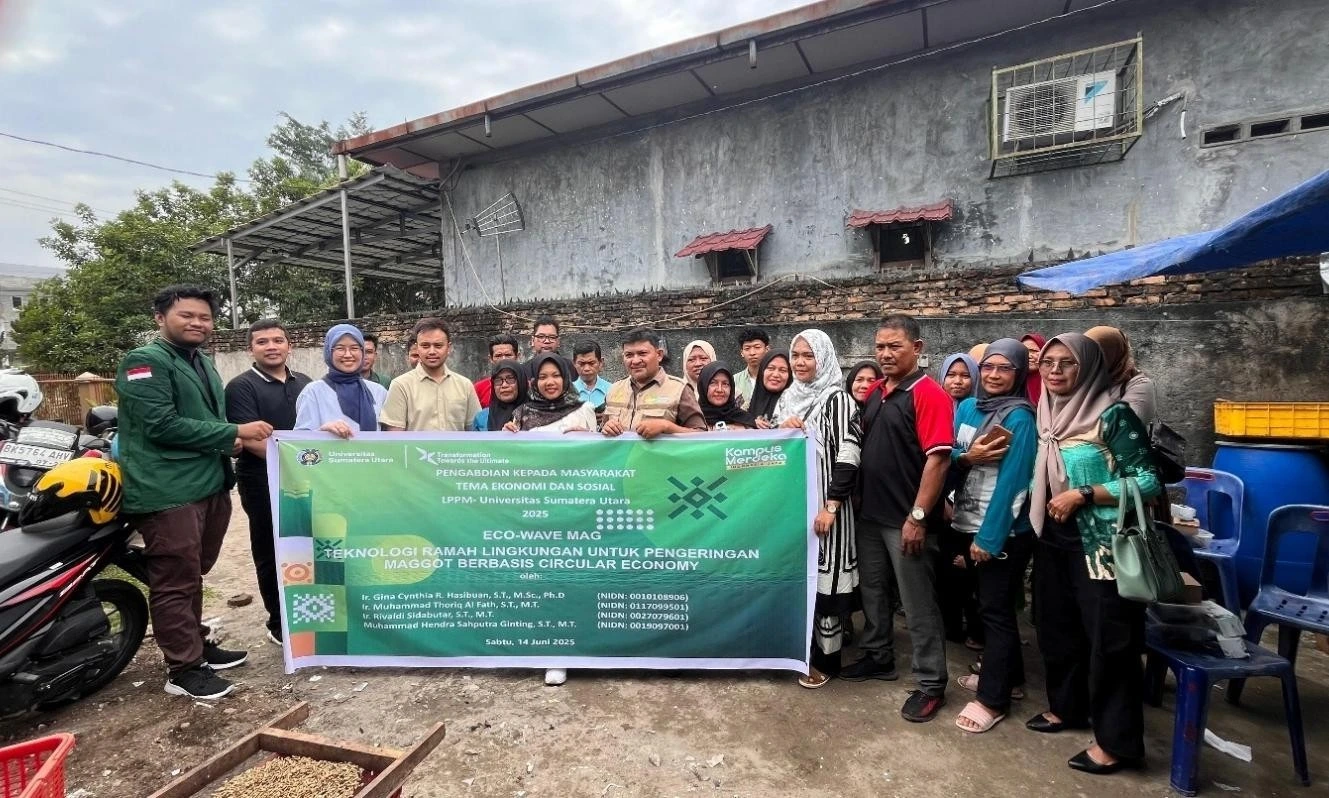 Eco-Wave Mag Teknologi Ramah Lingkungan Untuk Pengeringan Maggot Berbasis Circular Economy