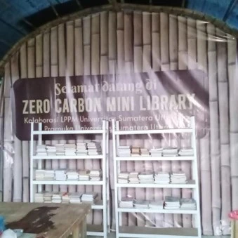 Community Service “Development of an Outdoor Reading Space at the Zero Carbon Mini Library”