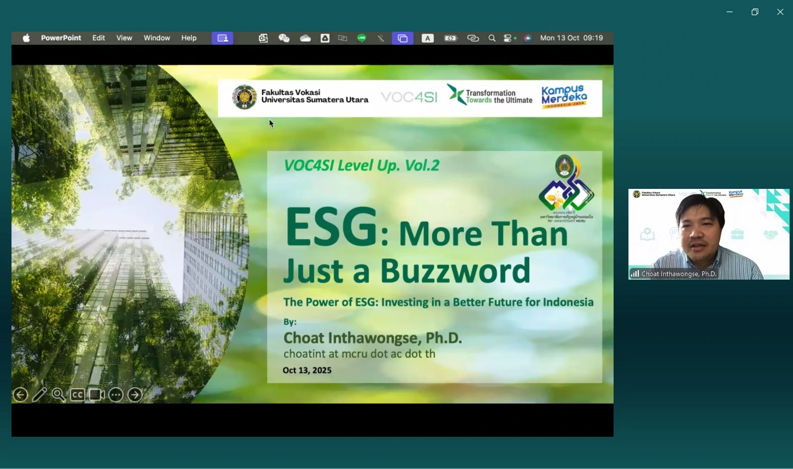 Webinar Akuntansi Sektor Publik Dorong Pemahaman ESG Bagi Calon Pemimpin Masa Depan