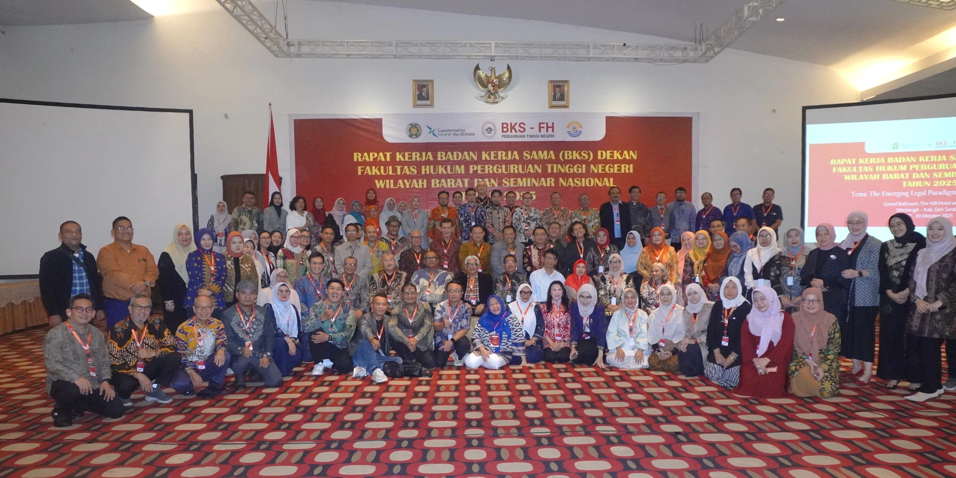 FH USU Tuan Rumah Seminar Nasional dan Rapat Kerja BKS Dekan FH PTN Wilayah Barat Tahun 2025