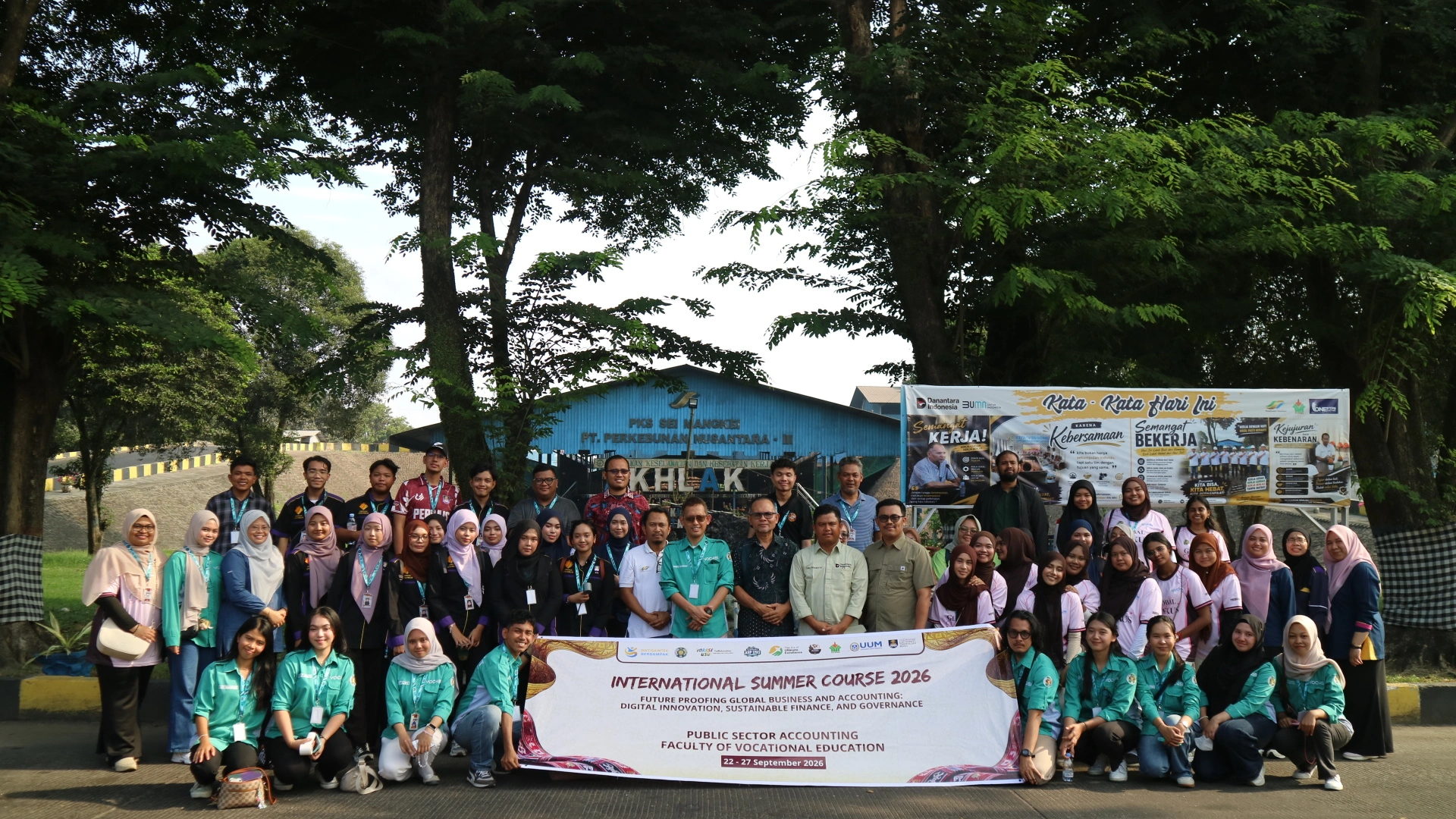 International Summer Course 2026 Involves Malaysia Delegation Exploring Palm Oil Industry at PKS Sei Mangkei