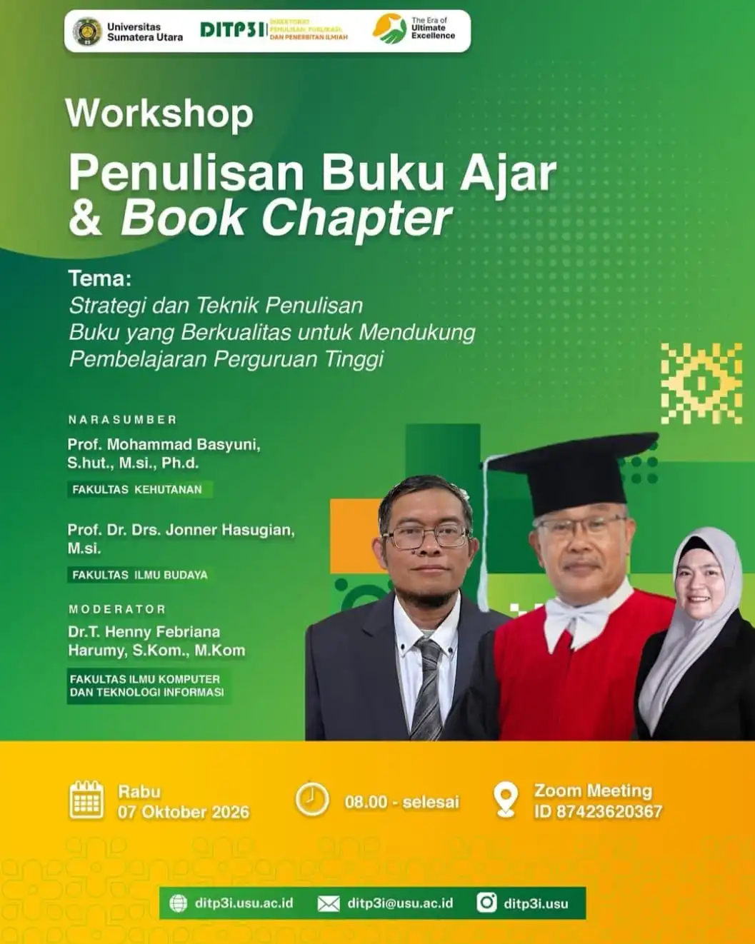 Workshop Penulisan Buku Ajar & Book Chapter