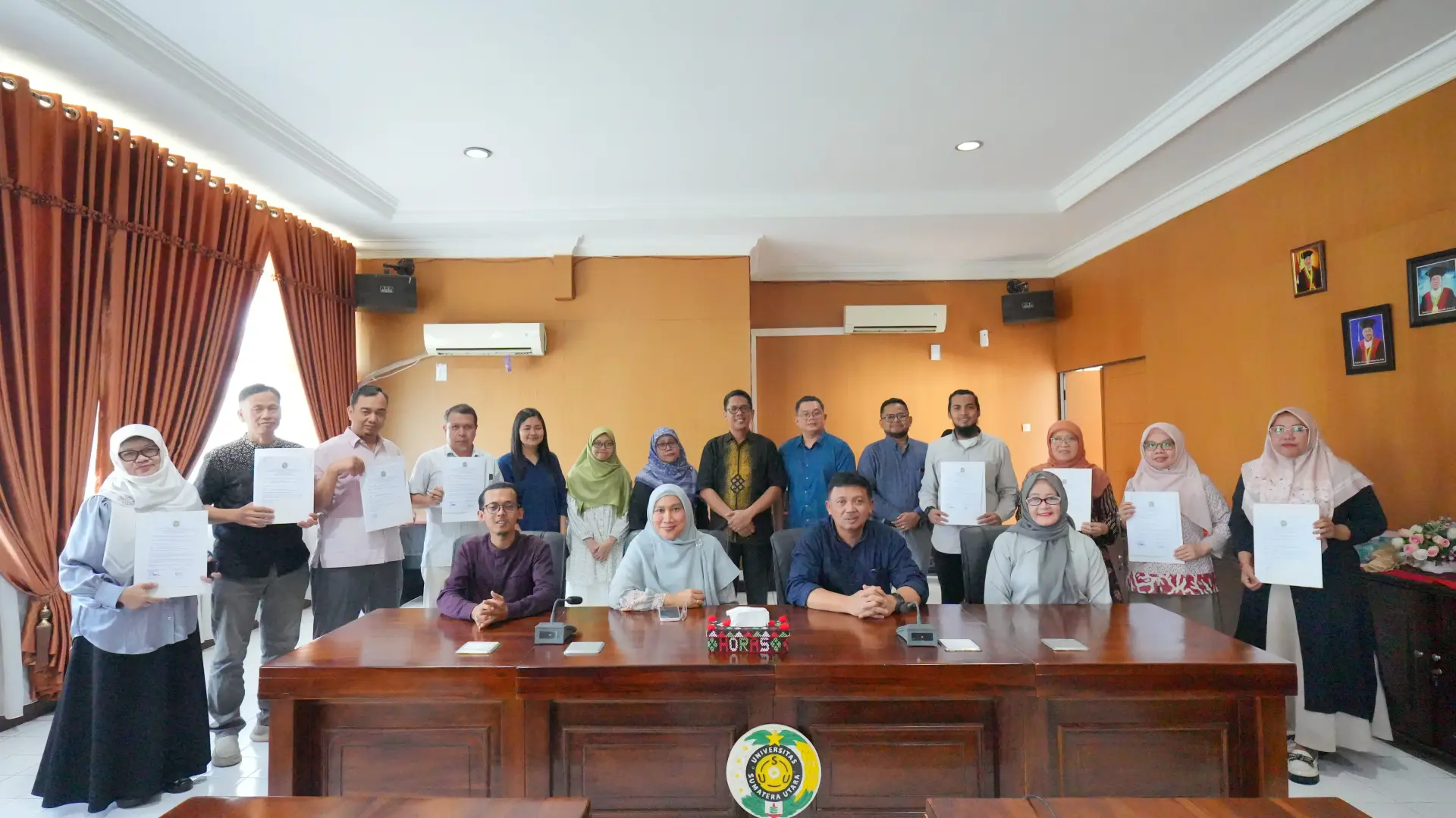 FMIPA USU Gelar Penandatanganan Kontrak Kinerja Dekan dan Ketua Program Studi