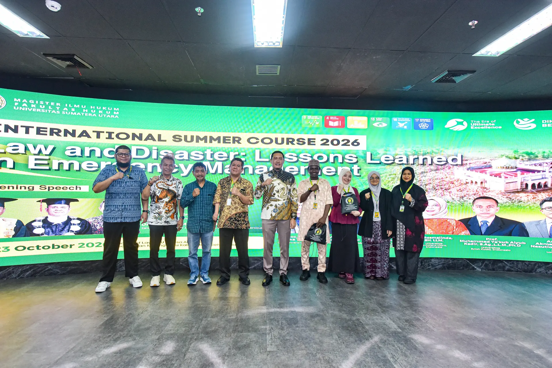 Summer Course 2026 Fakultas Hukum USU Bahas Hukum dan Penanganan Bencana