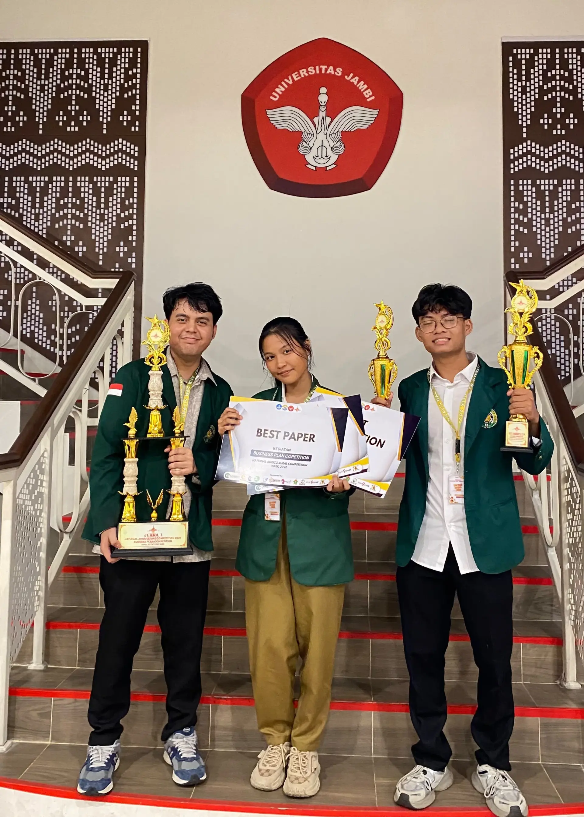 Tim USU Raih Juara I Kompetisi Business Plan Tingkat Nasional di Universitas Jambi