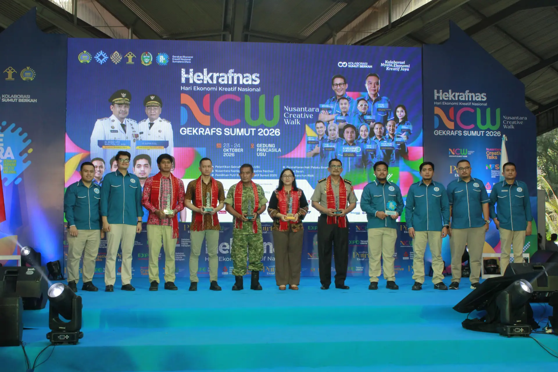 Nusantara Creative Walk Hekrafnas 2026 Dorong Penguatan Ekonomi Kreatif Sumatera Utara