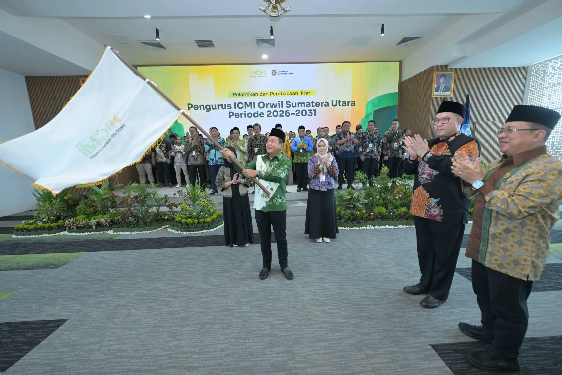 Dean of Faculty of Forestry USU Inaugurated as Treasurer of ICMI North Sumatra Regional Board (2026–2031)