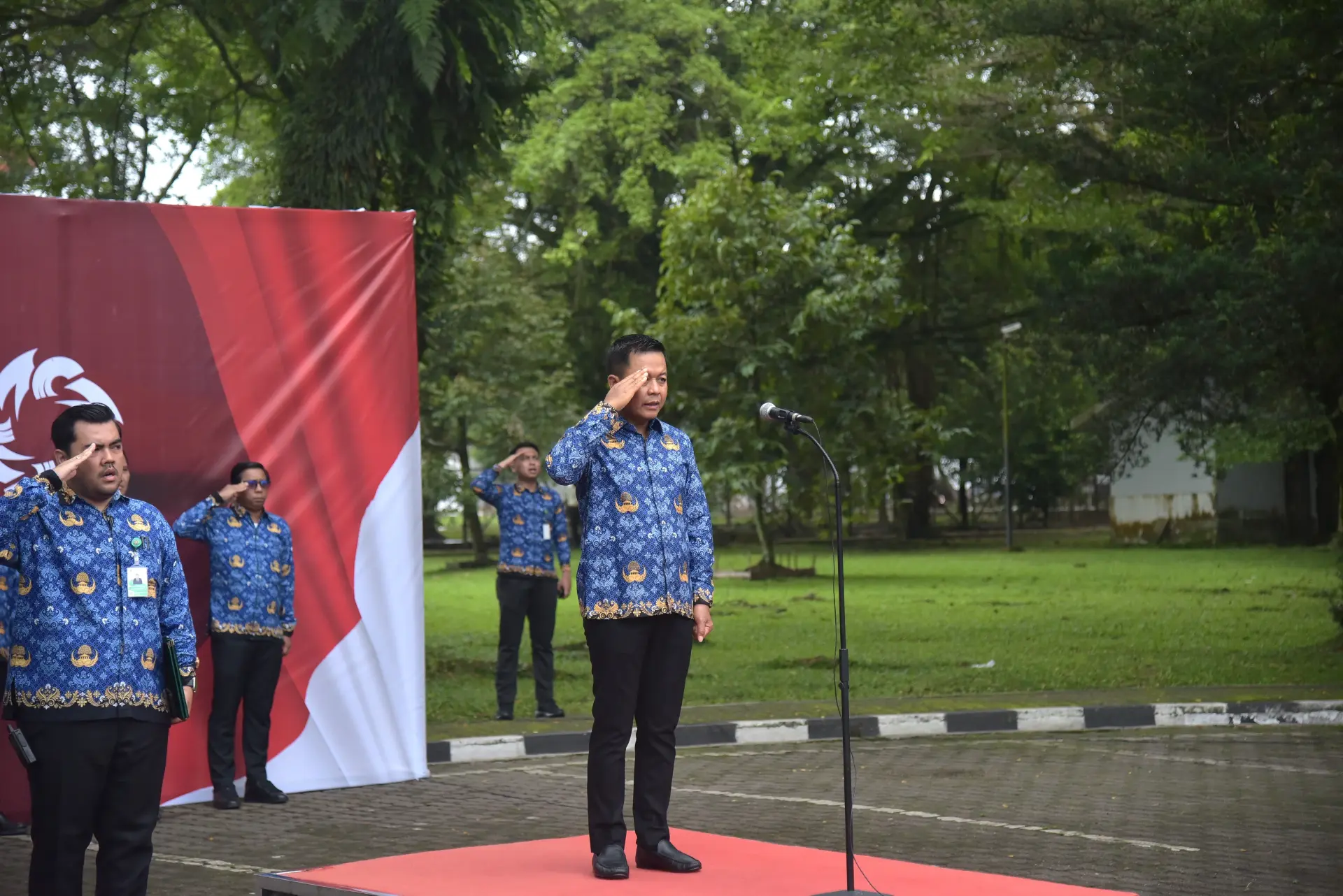 Upacara Peringatan Hari Sumpah Pemuda : Rektor Ingatkan Membentuk Generasi Muda Patriotik
