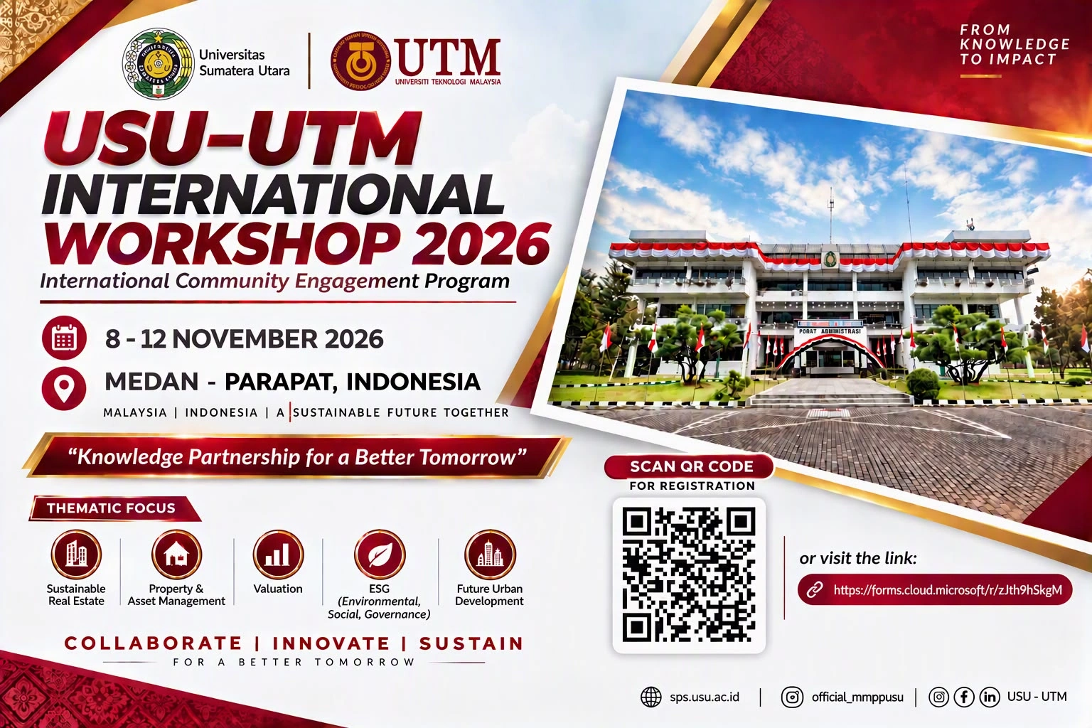 Workshop Internasional USU-UTM 2026