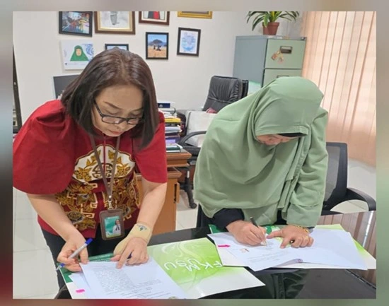 MoA FKM USU dengan Balai Labkesmas Medan