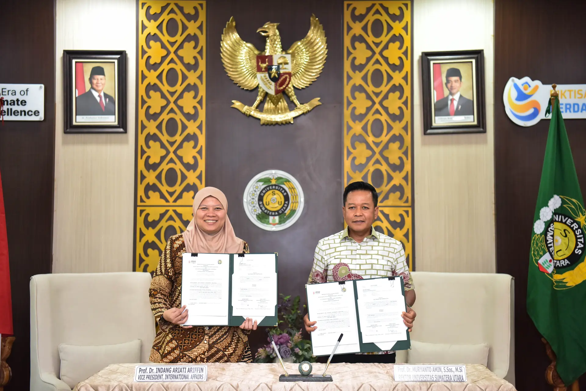 USU Tandatangani Kerja Sama dengan MSU Malaysia