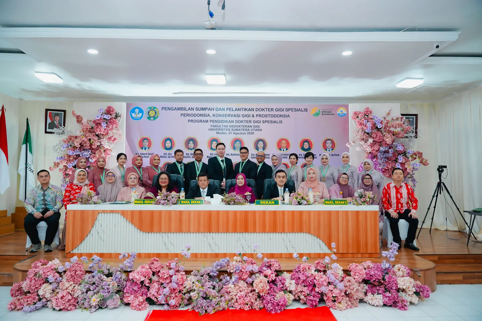 Pelantikan dan Pengambilan Sumpah Dokter Gigi Spesialis Konservasi Gigi, Spesialis Periodonsia, dan Spesialis Prostodonsia