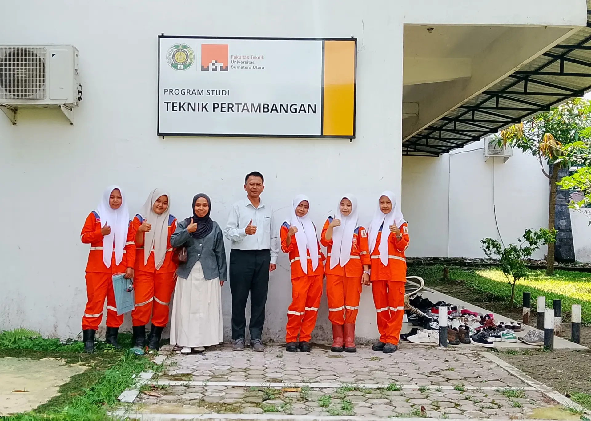 Program Studi Teknik Pertambangan FT USU Terima Siswa SMKN 2 Batang Toru untuk Praktik Kerja Lapangan