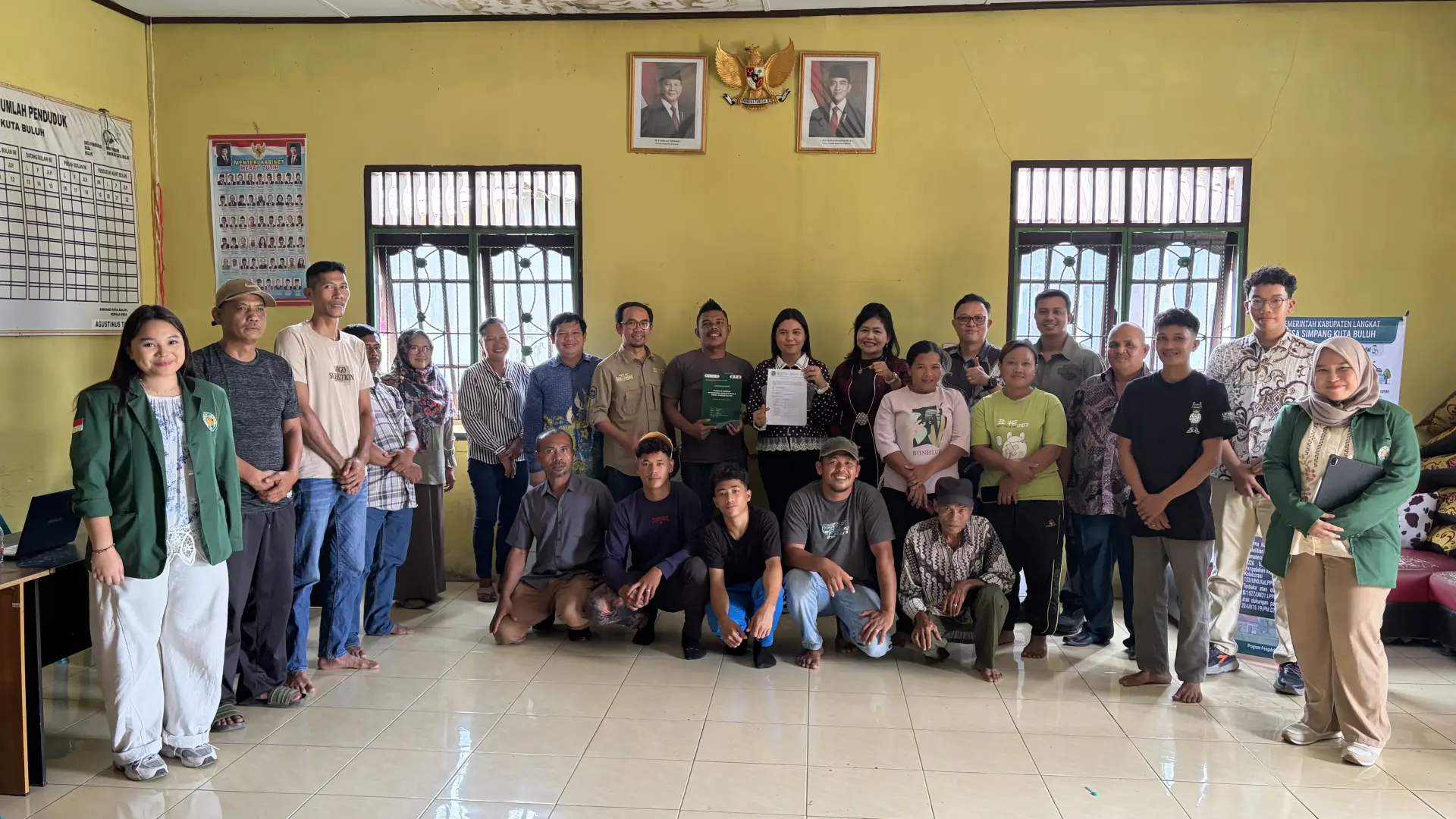 Perkuat Mitigasi Bencana, Tim Kolaborasi USU, UT dan UNAND Dampingi Pemdes Simpang Kutabuluh Manfaatkan Peta Bencana Digital