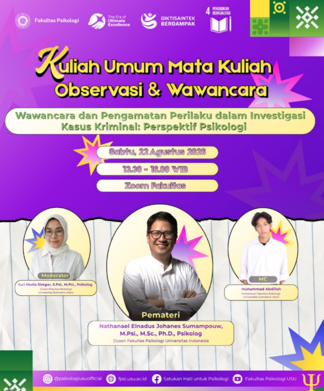 Wawancara dan Pengamatan Perilaku dalam Investigasi Kasus Kriminal: Perspektif Psikologi