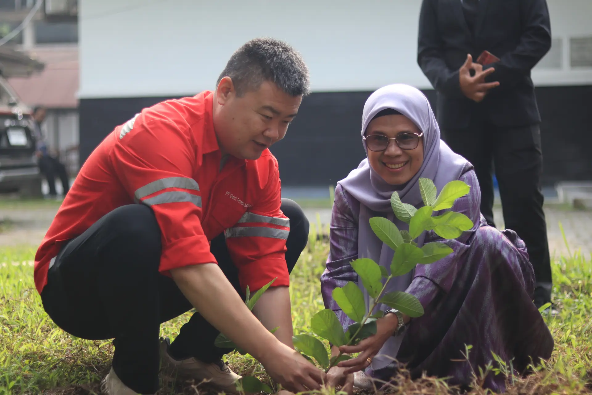 Penanaman Pohon Simbolis Tandai Komitmen Kolaborasi FT USU dan PT Dairi Prima Mineral