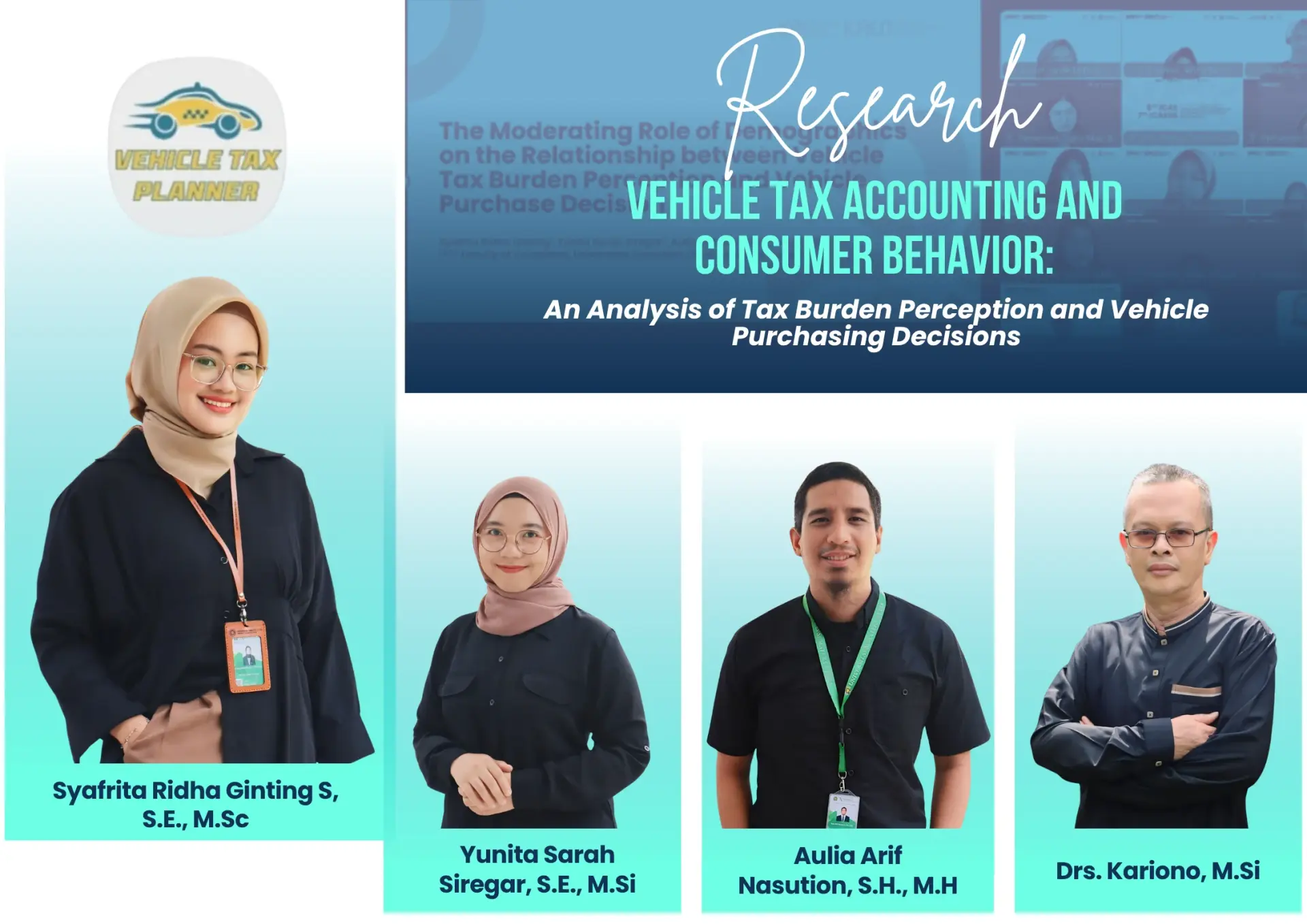 Dari Riset Persepsi Pajak Kendaraan, Dosen Vokasi USU Kembangkan Prototipe “Vehicle Tax Planner”