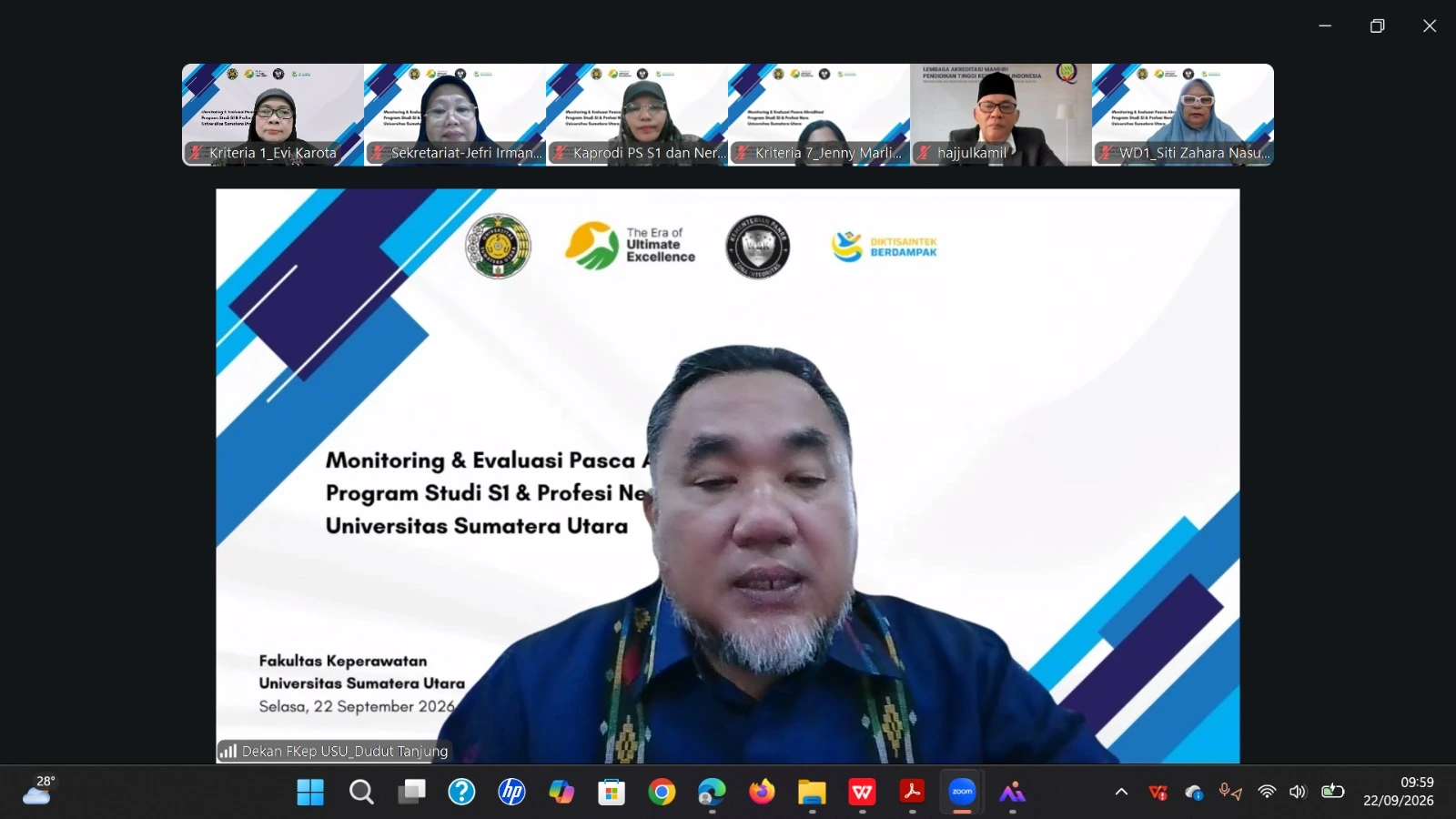 Penjaminan Mutu Berkelanjutan, Fakultas Keperawatan Universitas Sumatera Utara Sukses Menyelenggarakan Evaluasi Pascaakreditasi dan Surveilans Program Studi Sarjana serta Profesi Ners
