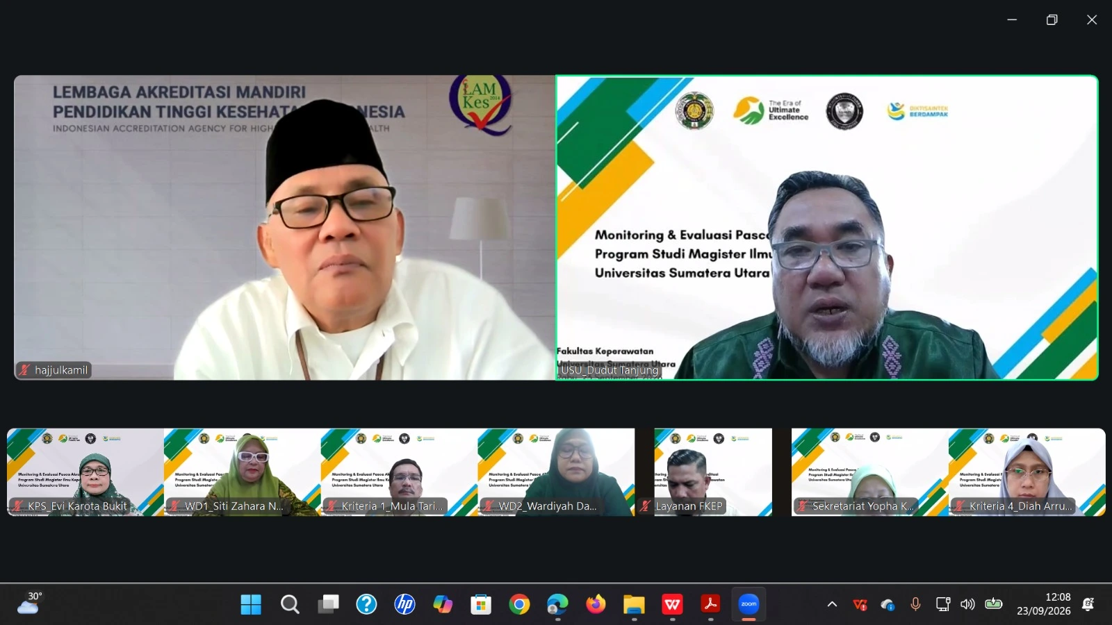Fakultas Keperawatan Universitas Sumatera Utara Sukses Menyelenggarakan Evaluasi Pascaakreditasi Program Studi Magister Ilmu Keperawatan