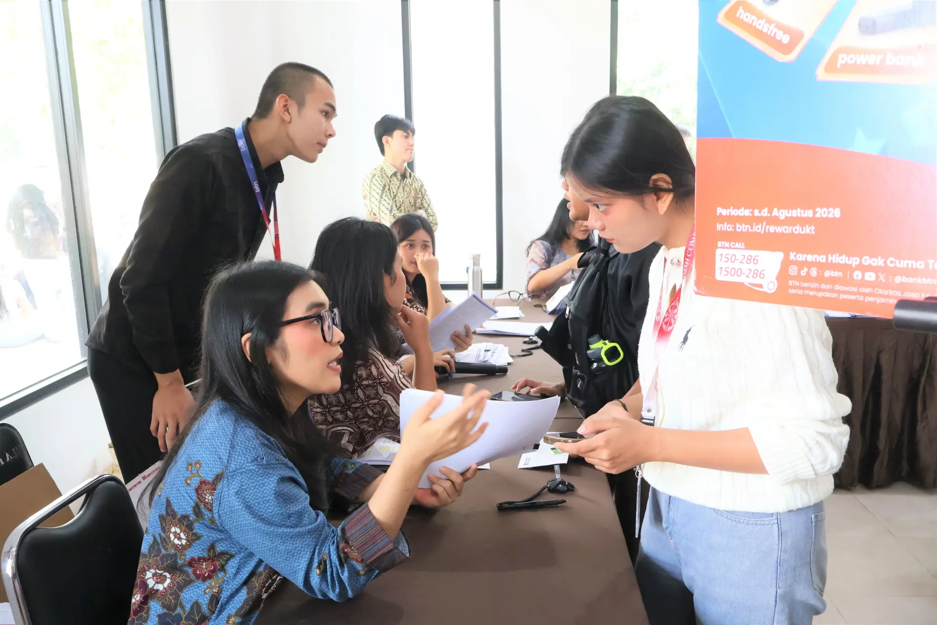 Pembagian KTM Mahasiswa Baru Fakultas Vokasi USU Tahun 2026/2027 Dilaksanakan Bersama Bank BTN