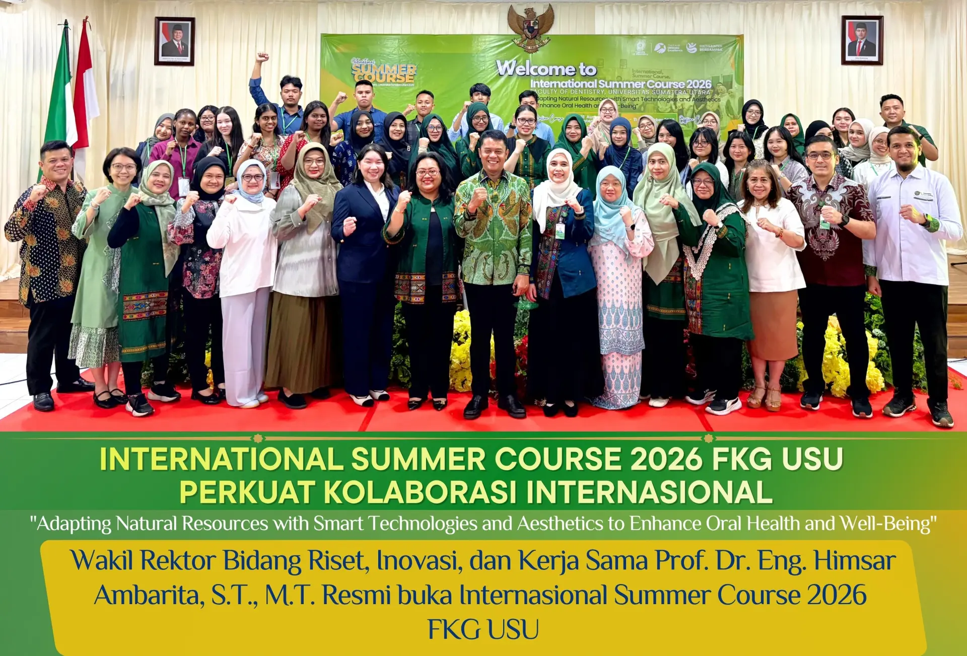 Pembukaan International Summer Course FKG USU 2026