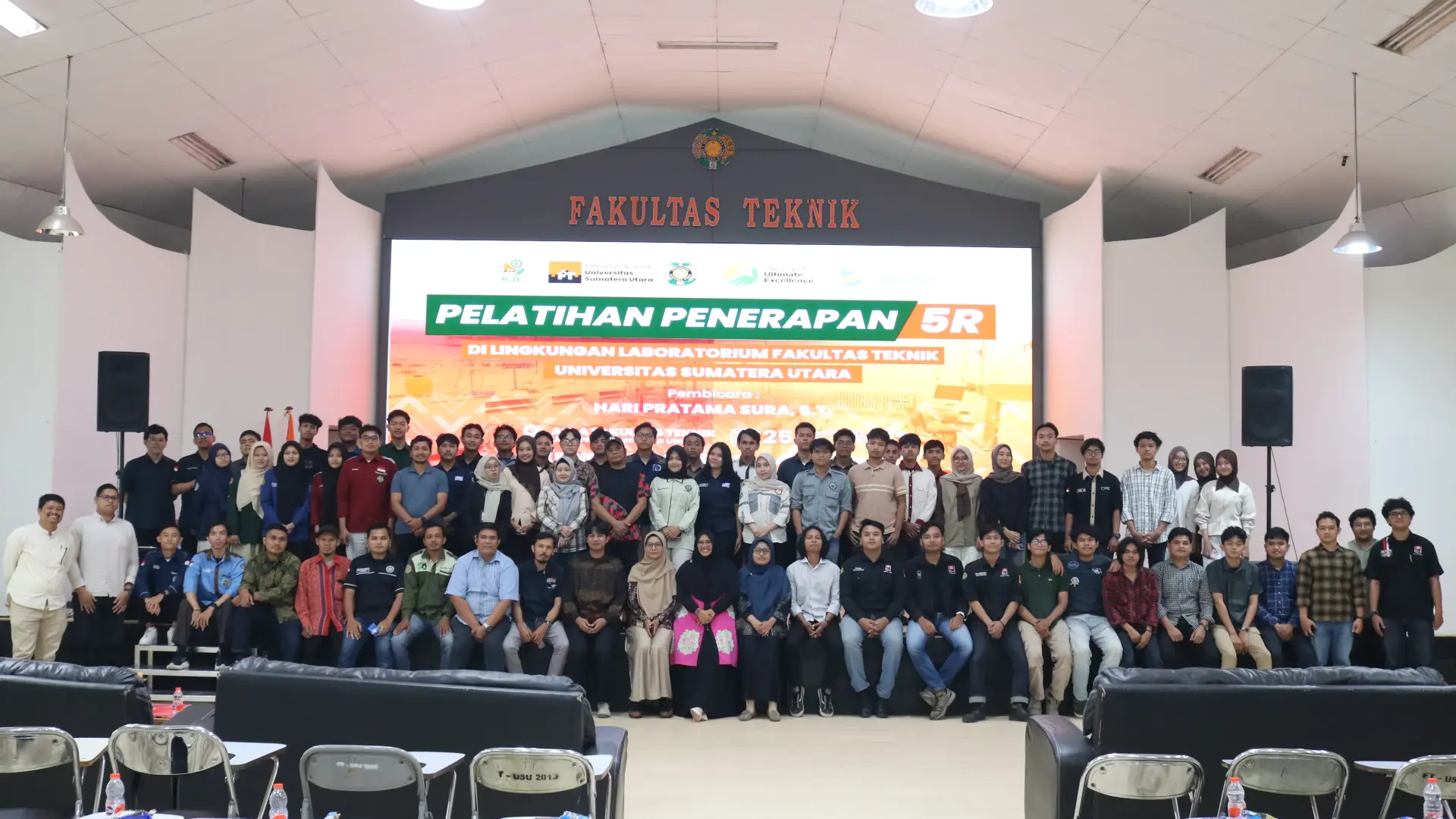 Pelatihan 5R FT USU Perkuat K3L dan Efisiensi Laboratorium