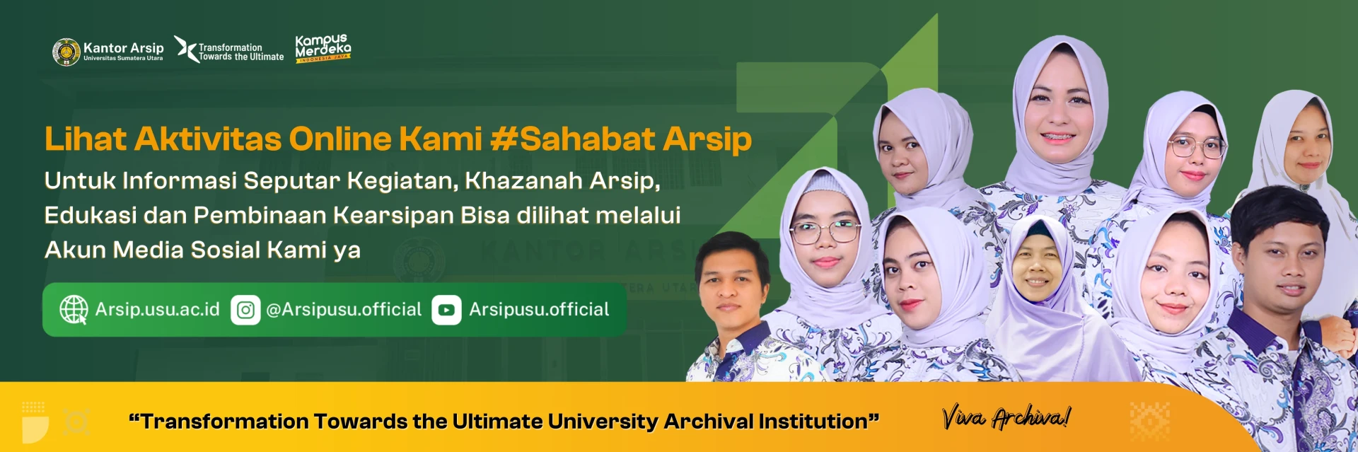 Banner Arsip USU