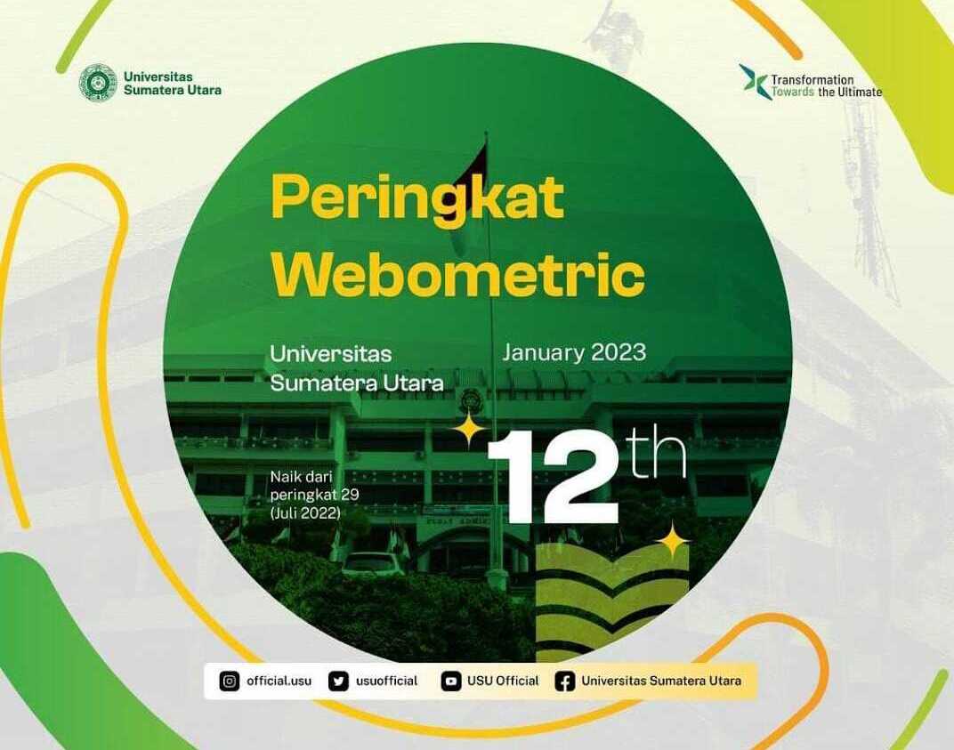Universitas Sumatera Utara Webometric Ranking 2023