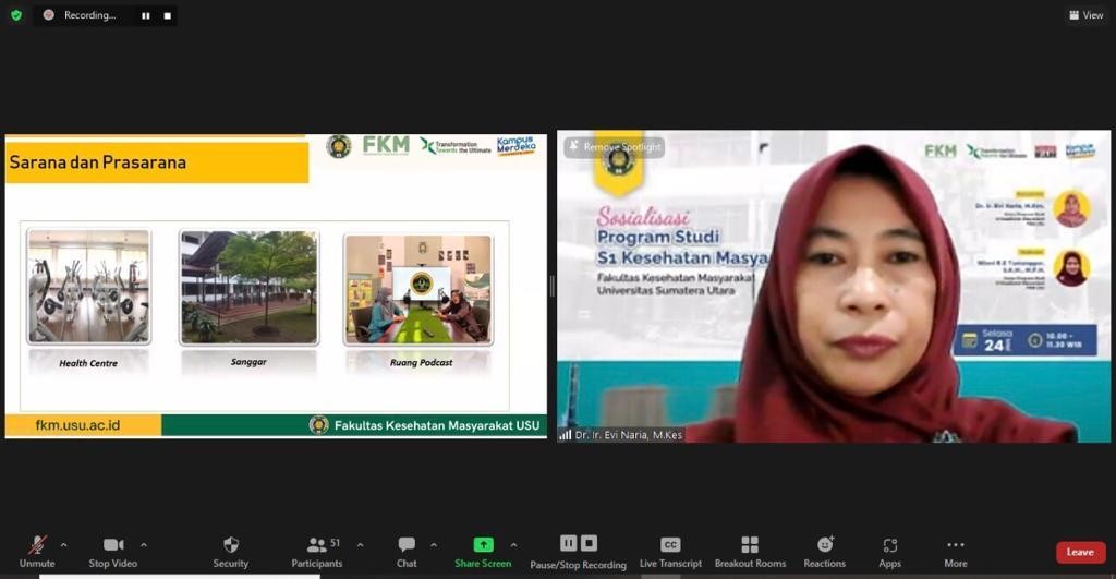 Socialization of the Undergraduate Program in Public Health of FKM USU