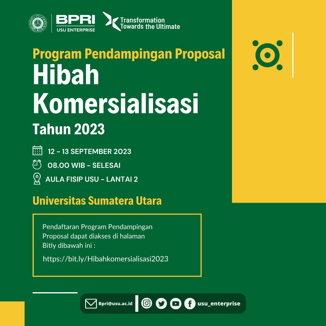 Program Pendampingan Proposal Hibah Komersialisasi Tahun 2023