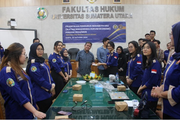 INAUGURATIONS OF IMAHMI FH USU MANAGEMENT FOR THE PERIOD 2024/2025
