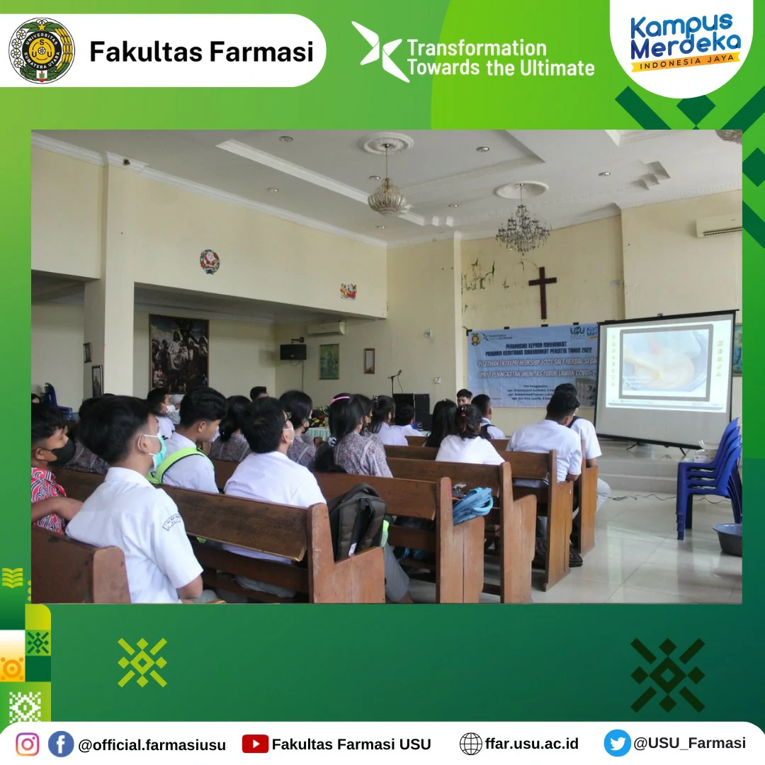 Lecturers of USU Pharmacy Deliver Entrepreneurship Training to High School Students