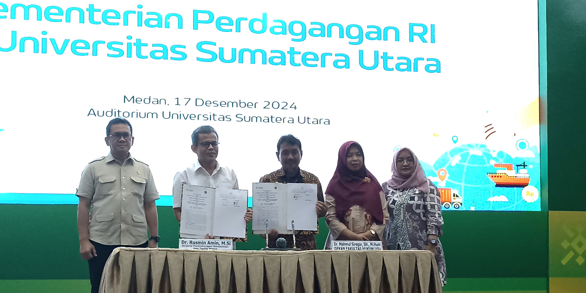 FH USU and Directorate General of PKTN Ministry of Trade MoA Implementation of Tridharma of Higher Education and MBKM in the Field of Consumer Protection