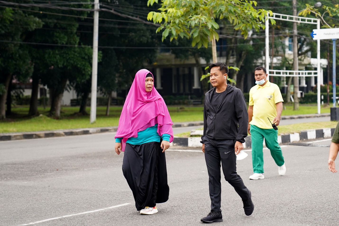 Morning Exercise with the Rector of USU