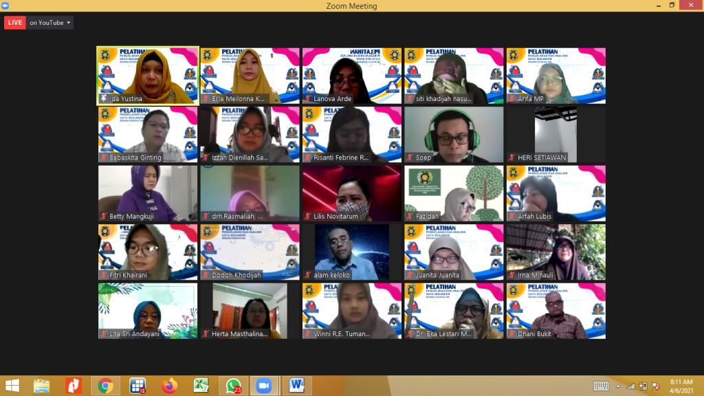 Training on Processing and Analysis of Secondary Data in Health Fields