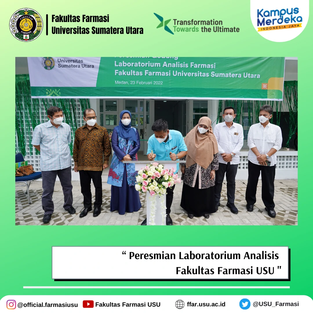Peresmian Laboratorium Analisis Farmasi