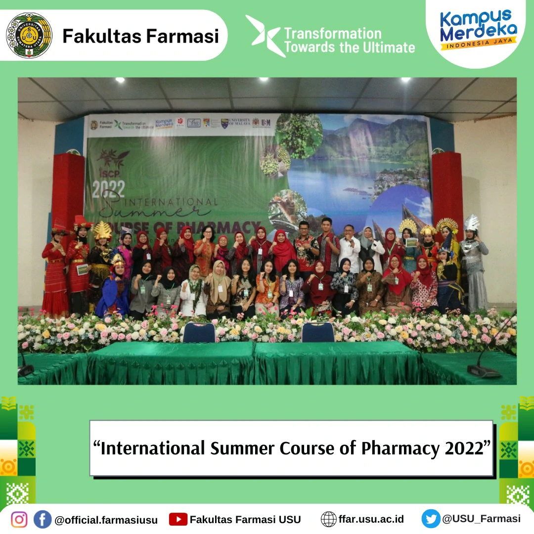 Pembukaan International Summer Course of Pharmacy (ISCP) 2022