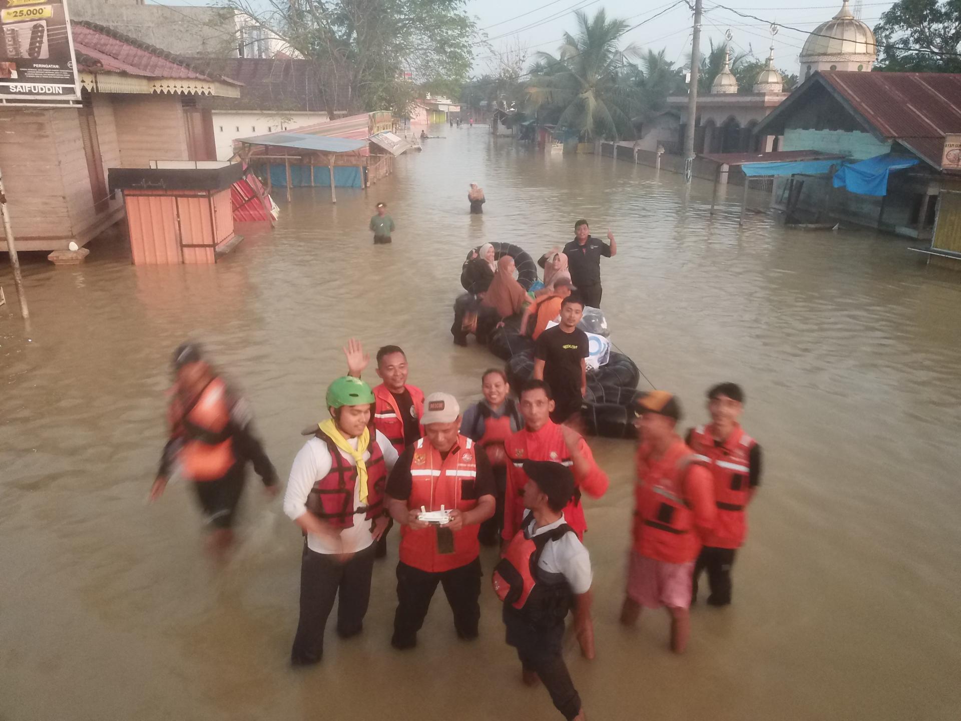 Kegiatan Aksi Peduli USU di Tanjung Pura