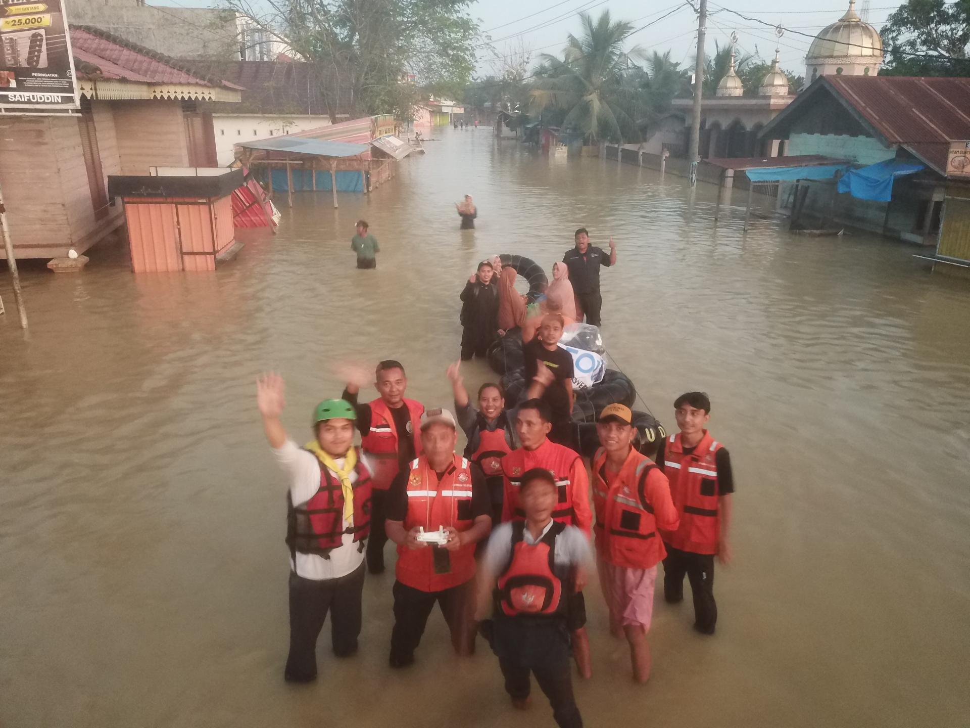 Kegiatan Aksi Peduli USU di Tanjung Pura