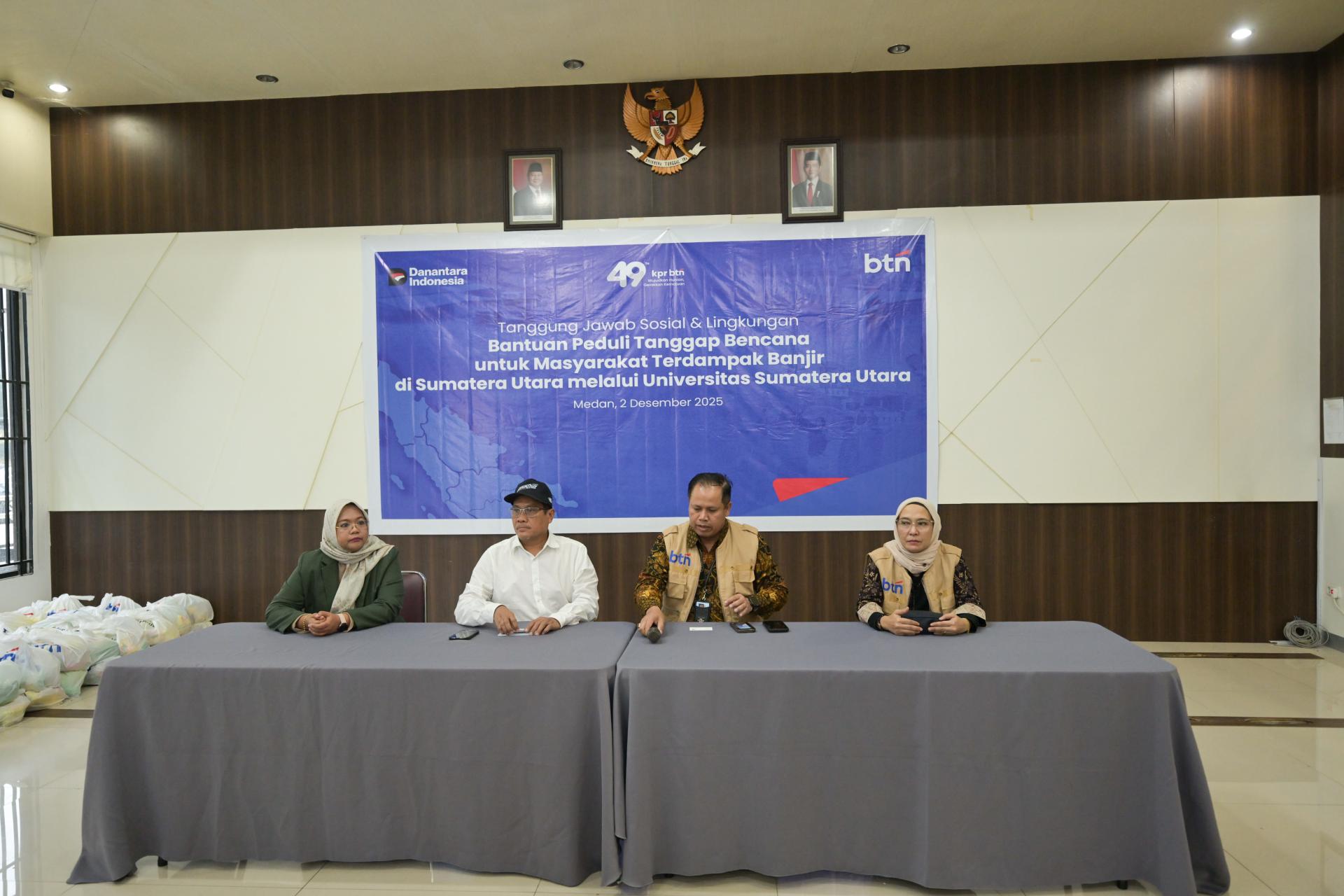 USU and BTN Peduli Distribute Aid to Flood-Affected Students (December 2, 2025)