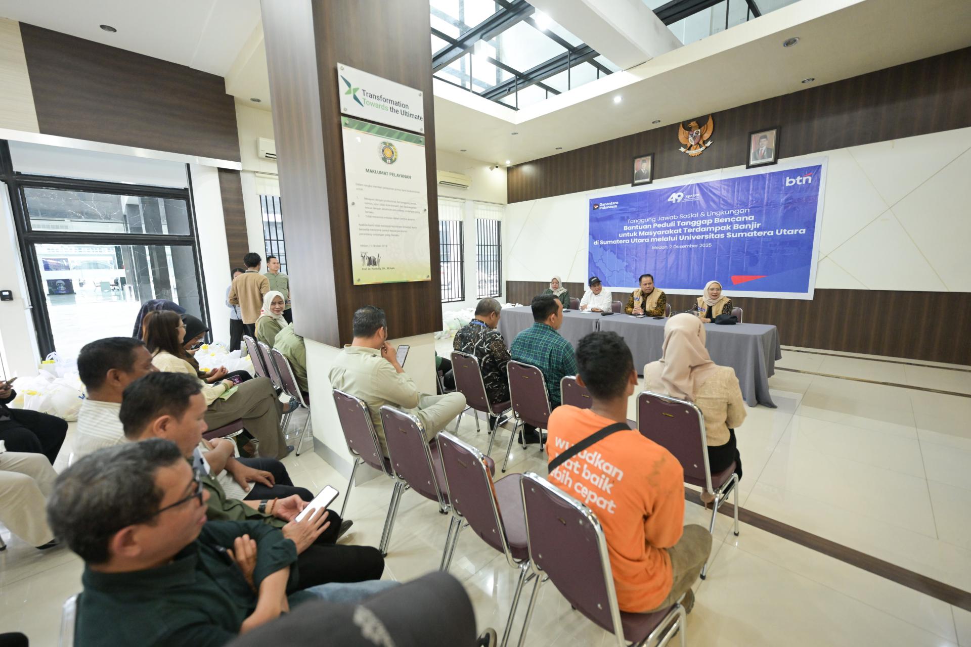 USU and BTN Peduli Distribute Aid to Flood-Affected Students (December 2, 2025)