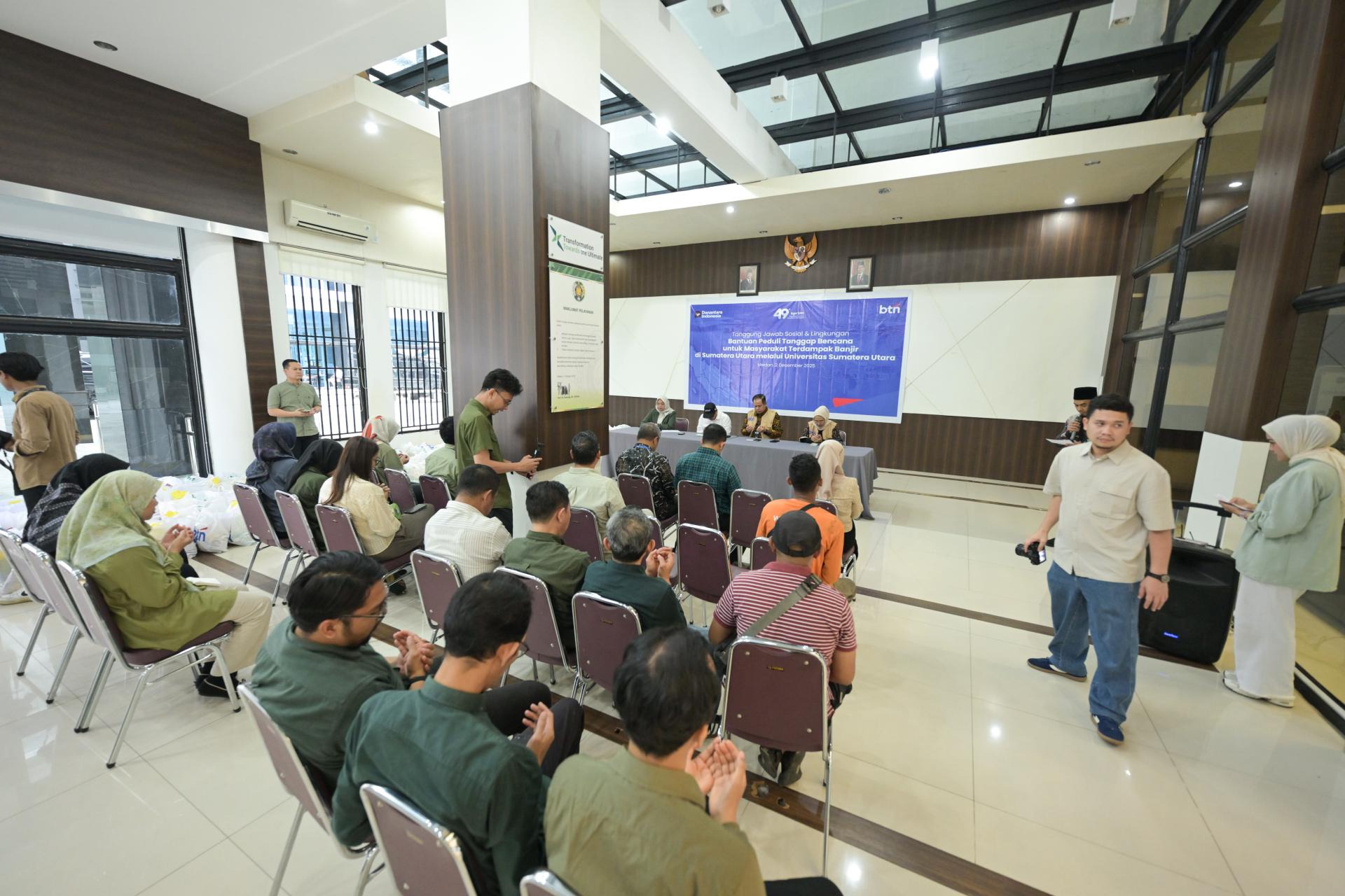 USU and BTN Peduli Distribute Aid to Flood-Affected Students (December 2, 2025)