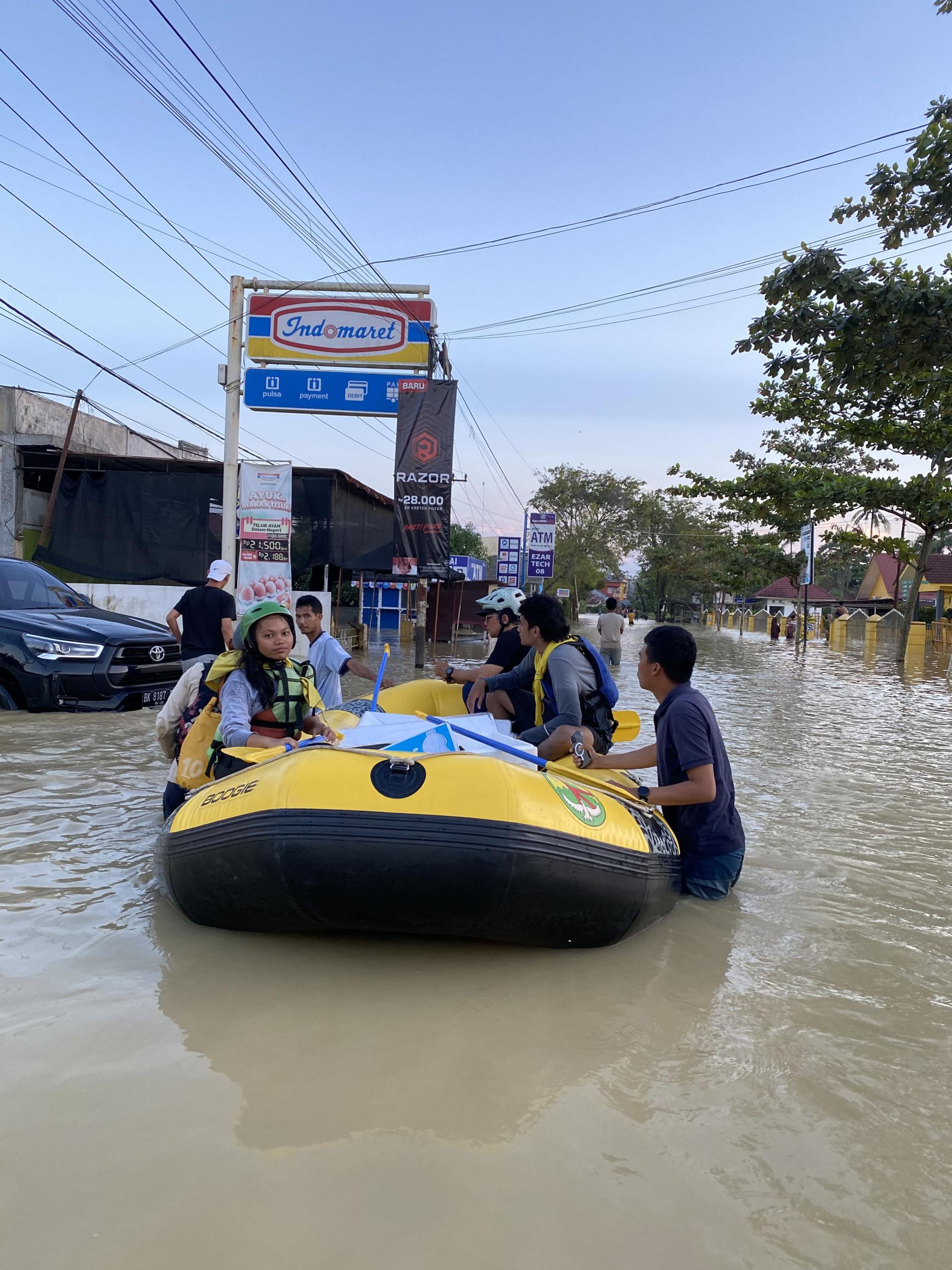 Kegiatan Aksi Peduli USU di Tanjung Pura
